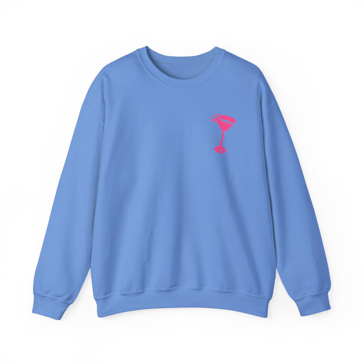 Hot Mess It's a Lifestyle sweatshirt | Pink disco heart crewneck | Alix Earle & Ashtin Earle Merch | Earl Meets World Merch - alternate angle 3, merchandise